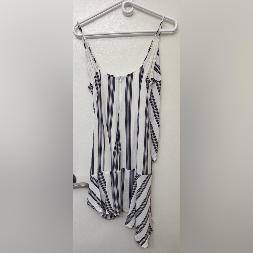 Lush Striped Wrap Dress | Women’s Casual Chic Dress - Picture 3 of 4